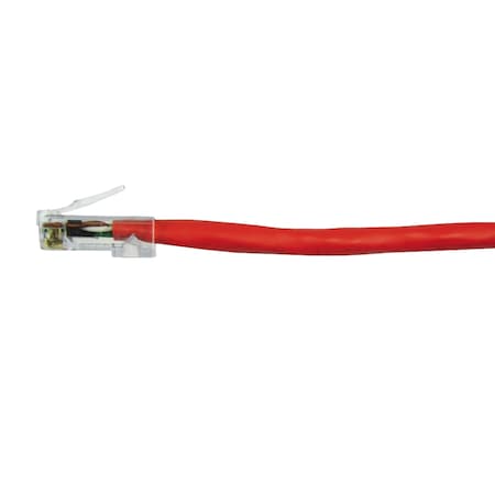 Compulink CBL ASSY MOD D/E 24-4PR, STRANDED CAT6 568A/B 3FT, RED M88DE3FC603